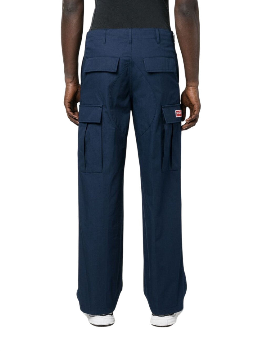 Navy Blue Cargos Trouser 2