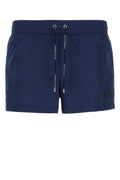 Navy Blue Logo Swim Shorts 1