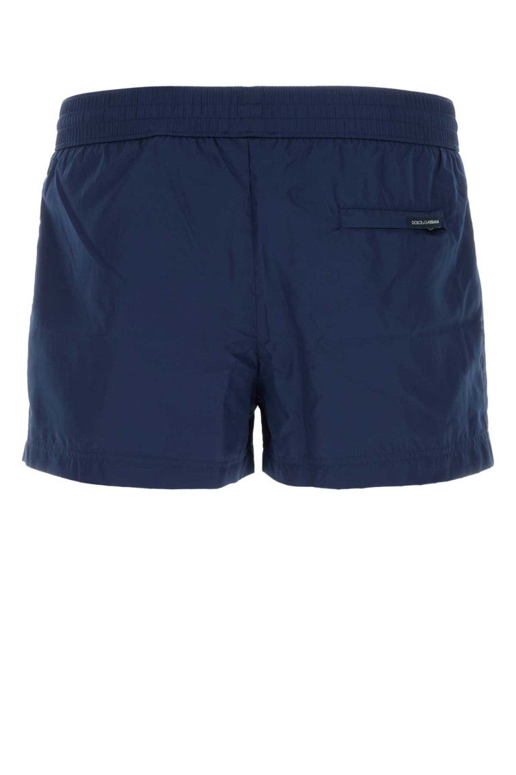 Navy Blue Logo Swim Shorts 2
