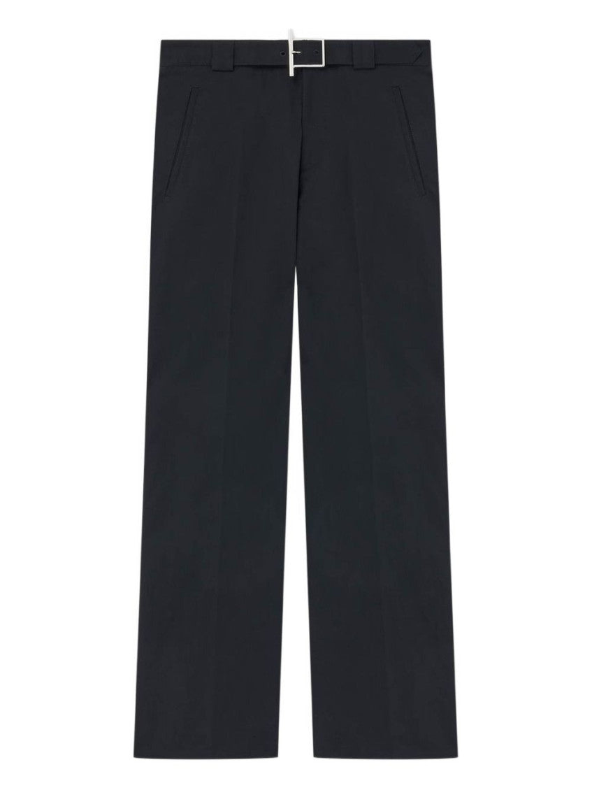 Black Flat Front Trouser 1