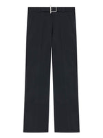 Black Flat Front Trouser 1