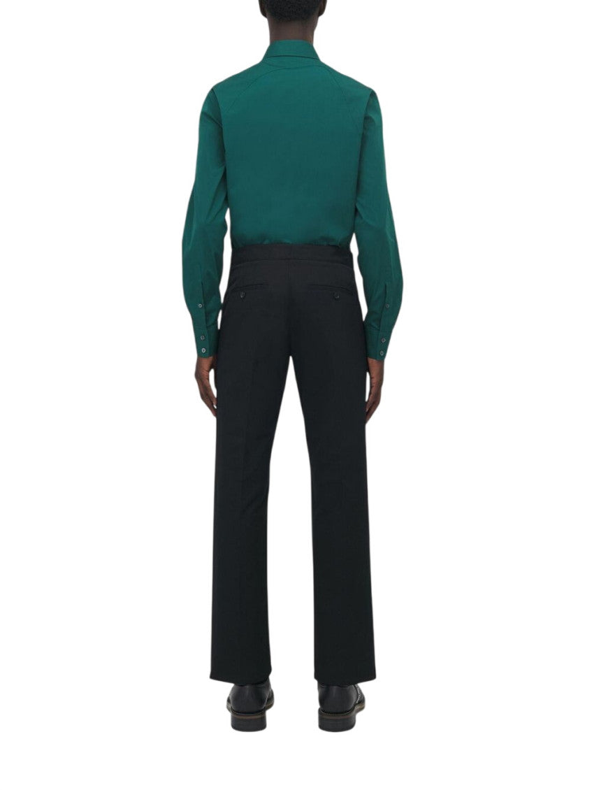 Black Flat Front Trouser 3