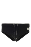 Black Logo Swim Brief 1