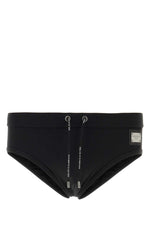Black Logo Swim Brief 1