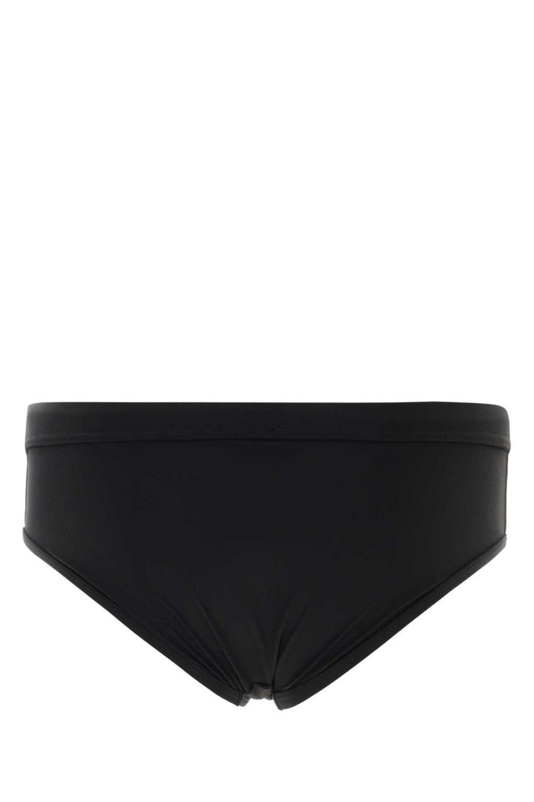 Black Logo Swim Brief 2