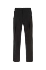 Black Straight Trousers 1