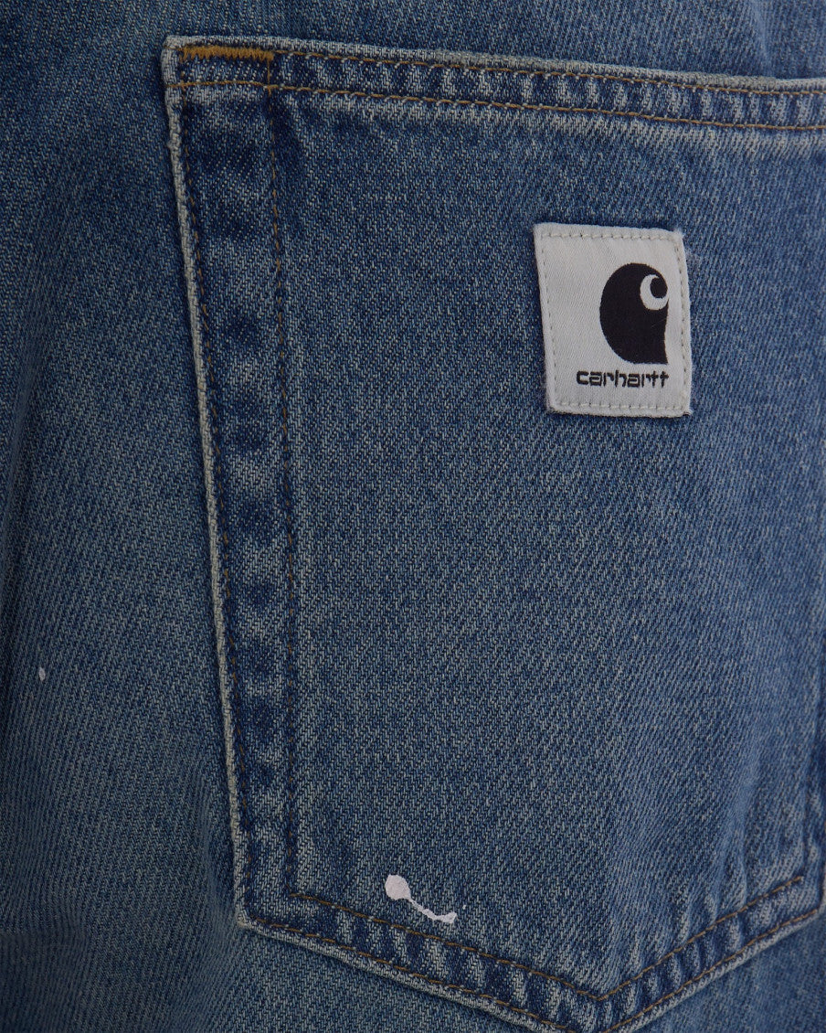Blue Tapered High Rise Jeans 3
