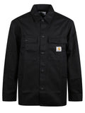 Black Logo Shirt Jacket 1
