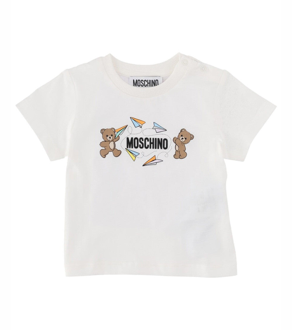 Babies White Graphic T-Shirt 1