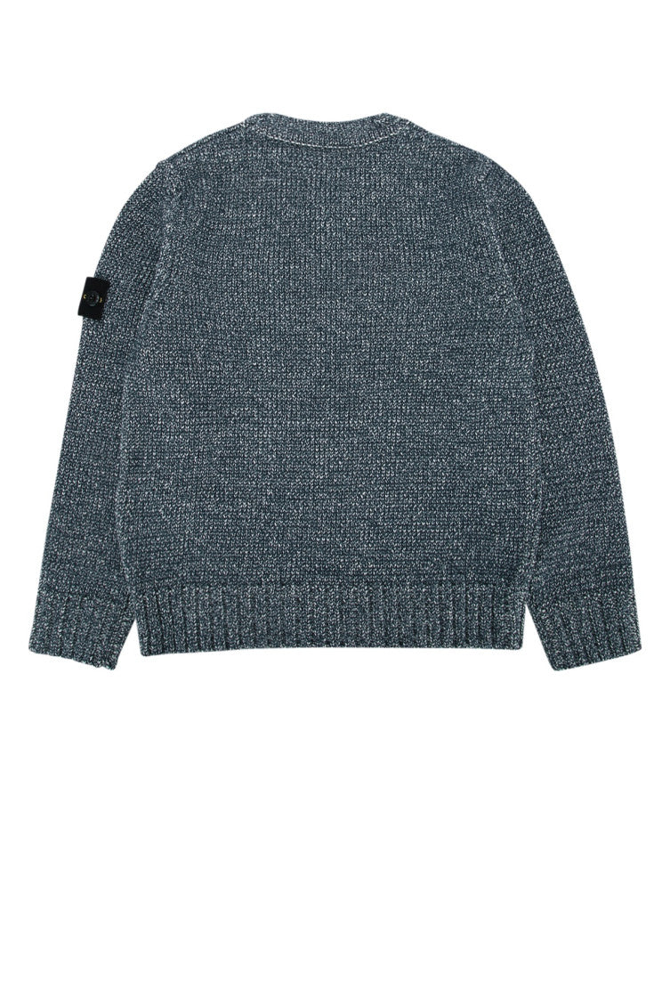 Kids Navy Blue Crew Neck Sweaters 2