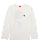 White Graphic Crew Neck T-Shirt 1