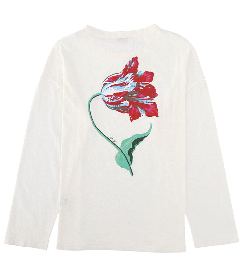 White Graphic Crew Neck T-Shirt 2