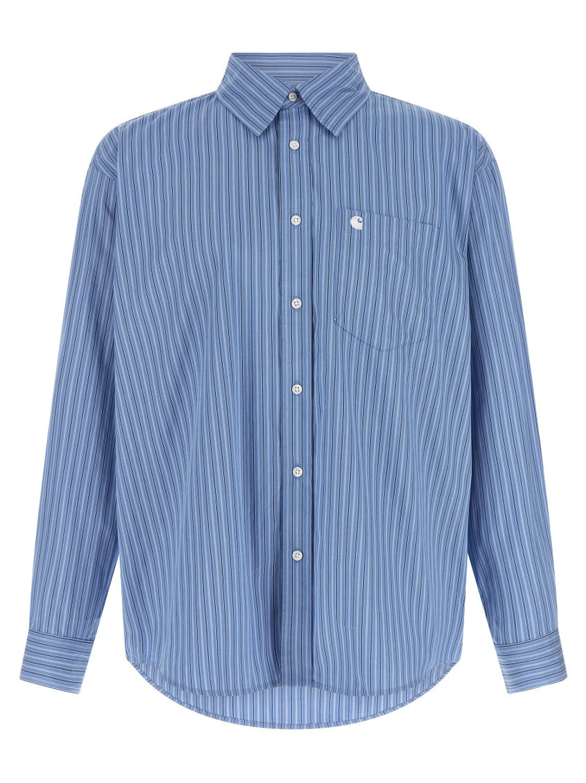 Blue Regular Stripes Shirt 1