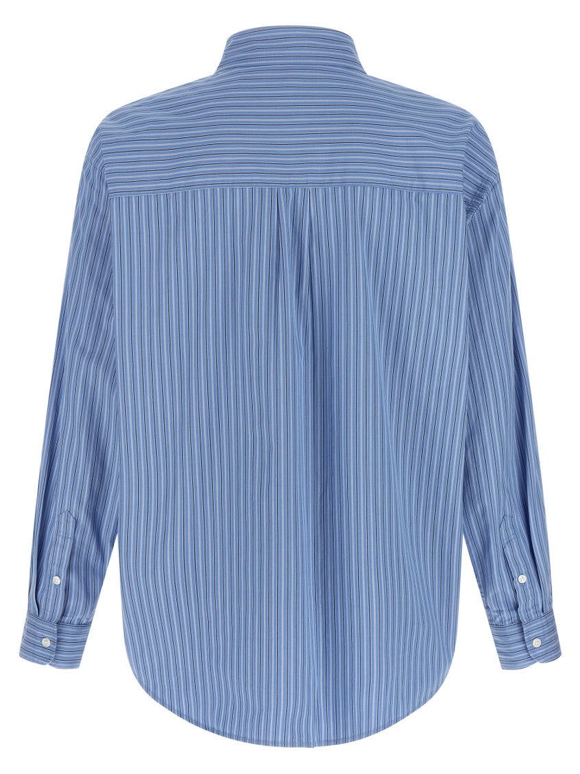 Blue Regular Stripes Shirt 2