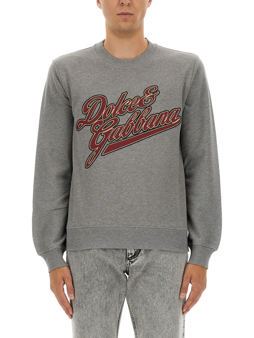 Grey Crew Neck Sweatshirt 1