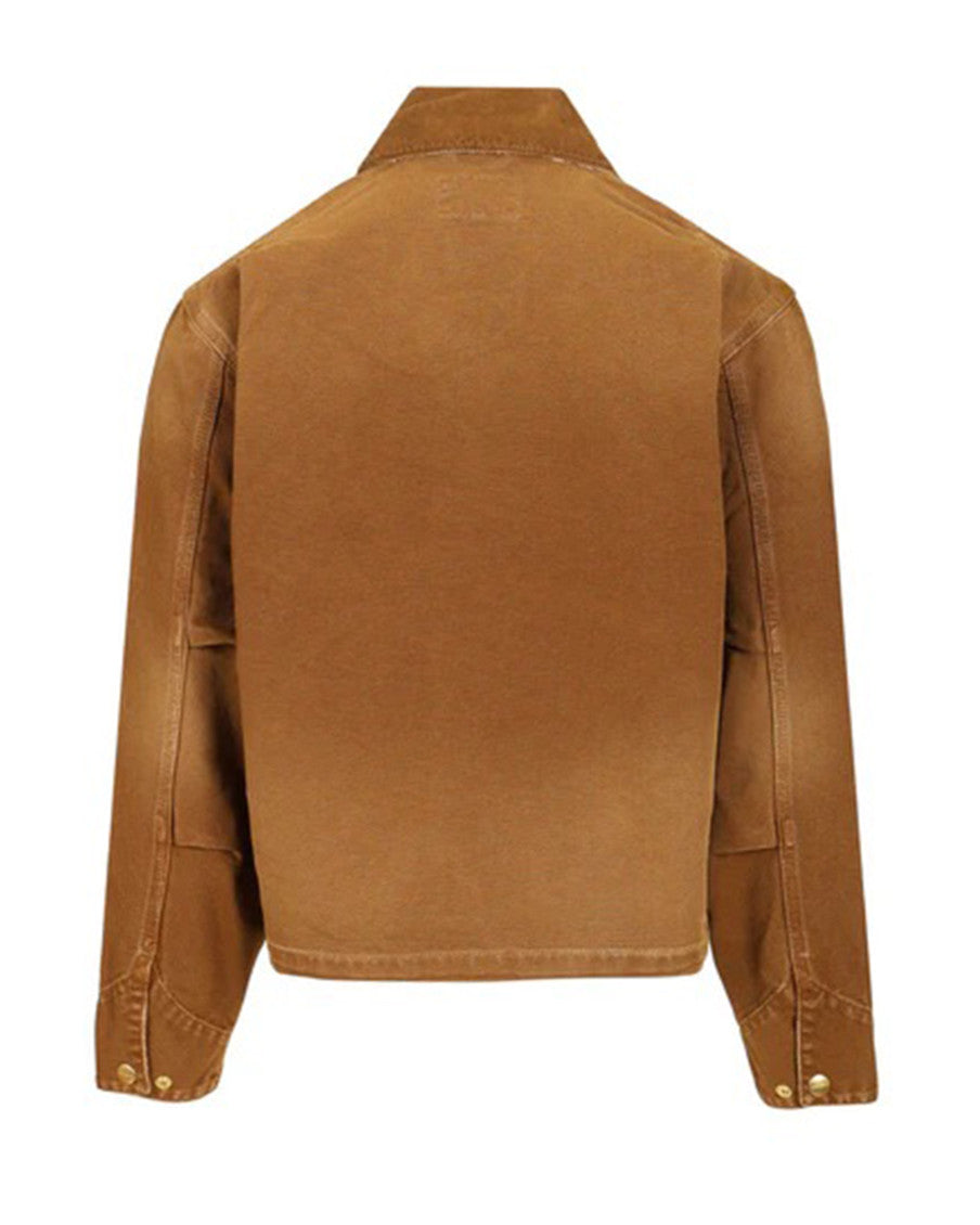 Brown Shirt Collar Jacket 2