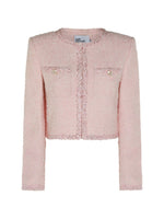 Light Pink Textured Jacket 1
