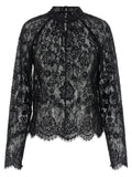 Black Regular Lace Shirt 1