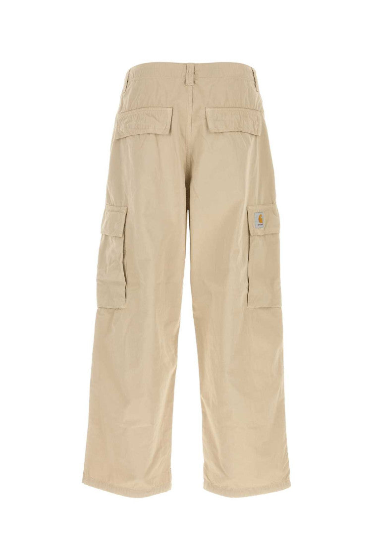 Beige Relaxed Cargo Pants 2