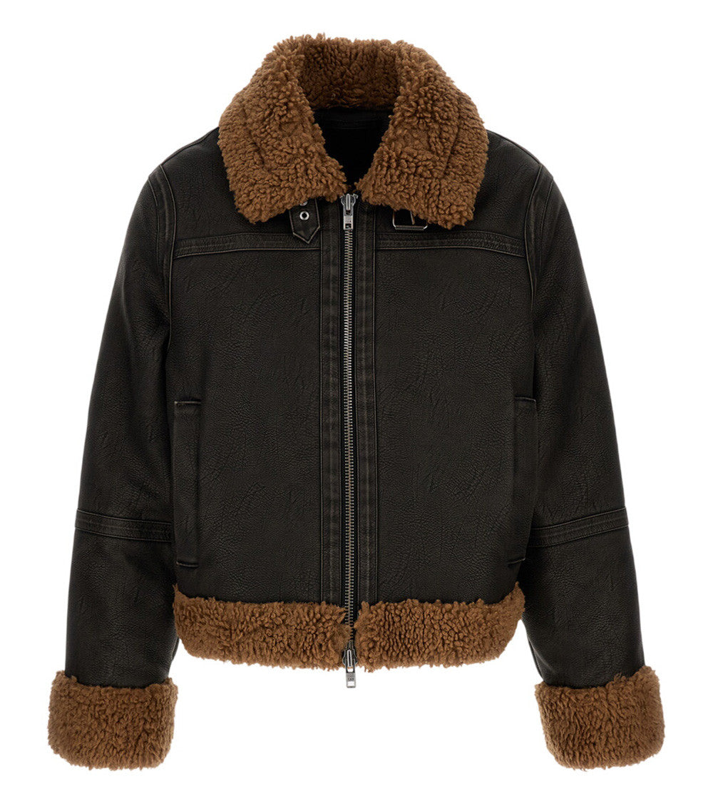 Dark Brown Solid Jacket 1