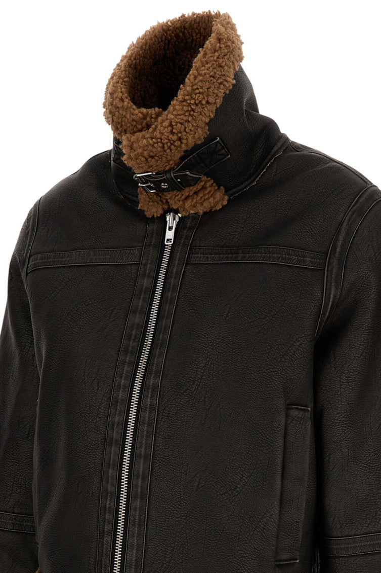 Dark Brown Solid Jacket 4
