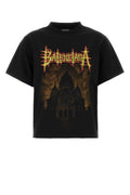 Black Graphic Crew Neck T-Shirt 1