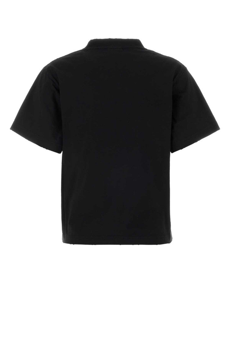 Black Graphic Crew Neck T-Shirt 2