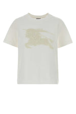 White Logo Crew Neck T-Shirt 1