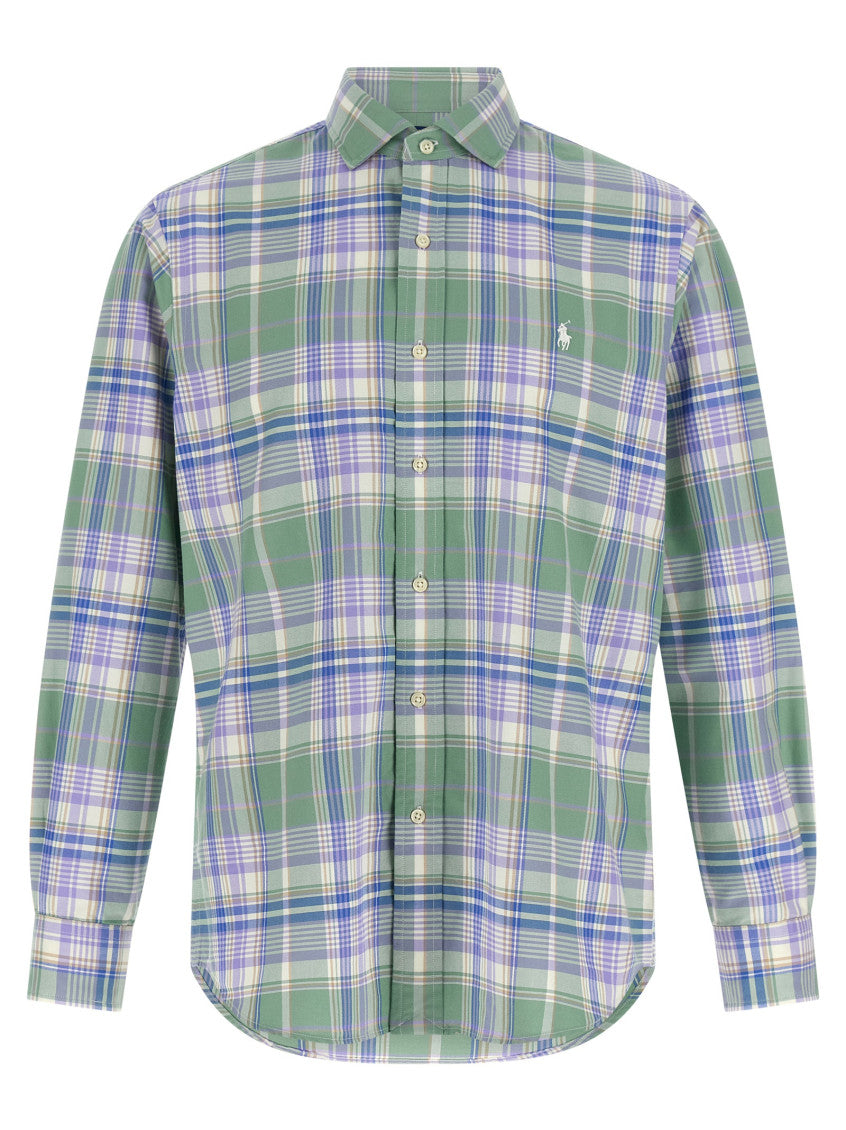 Green Regular Check Shirt 1