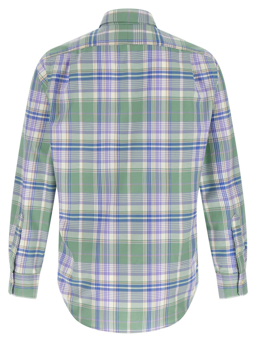 Green Regular Check Shirt 2
