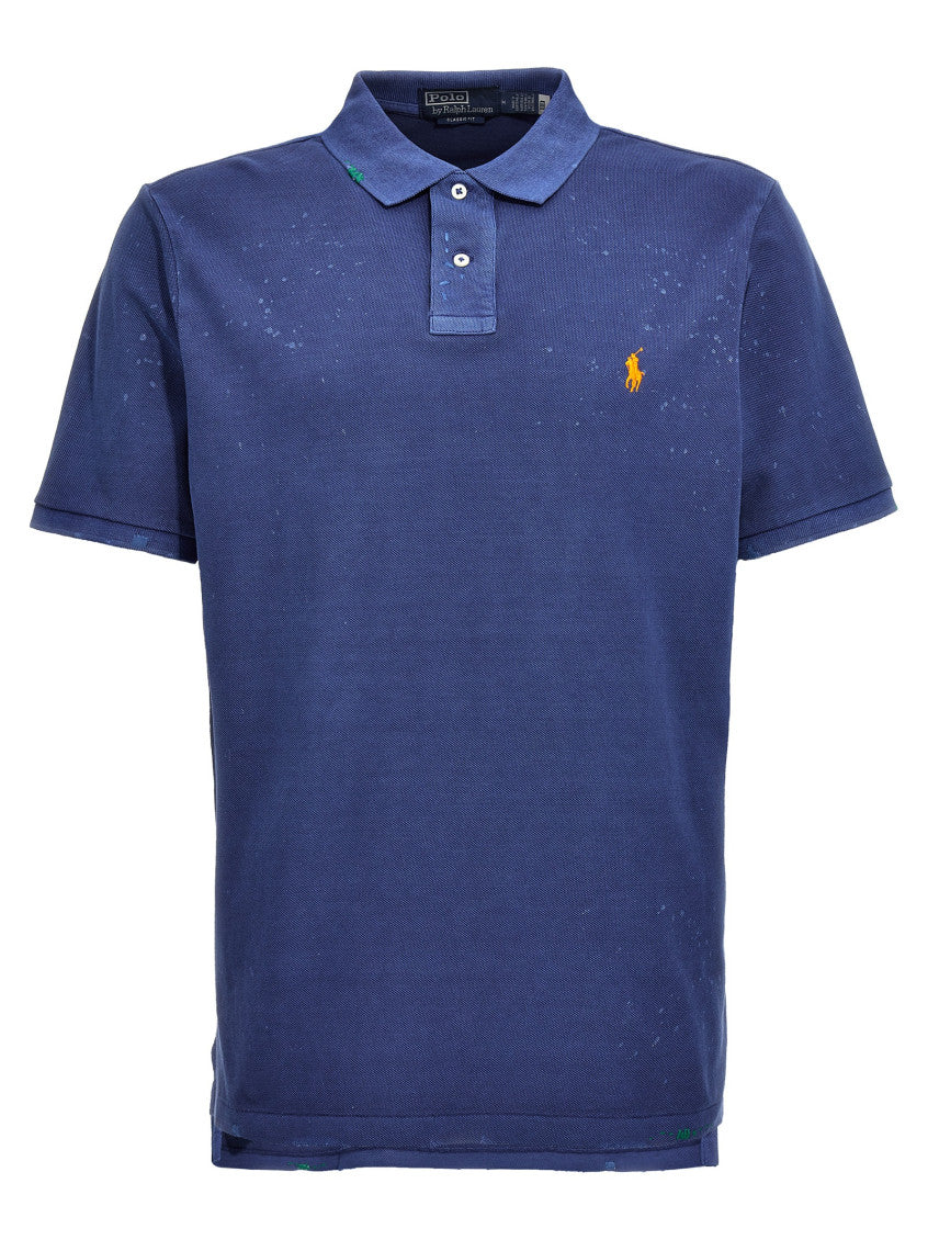 Navy Blue Logo Polo 1