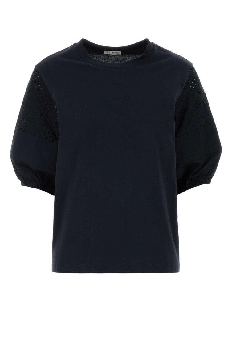 Black Solid Crew Neck T-Shirt 1