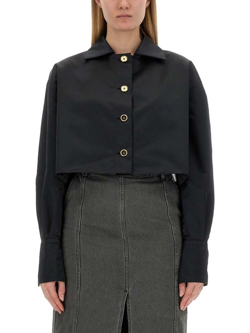 Black Cropped Jacket 1