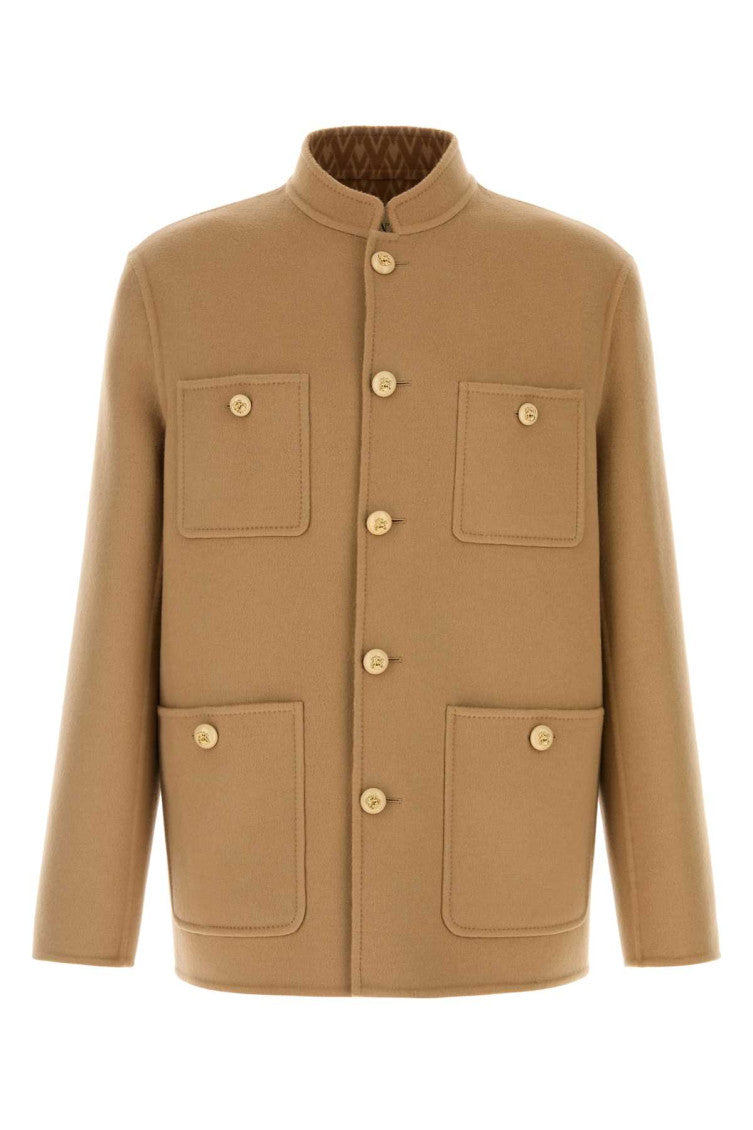 Light Brown Solid Jacket 1