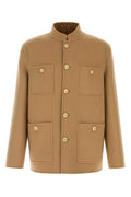 Light Brown Solid Jacket 1