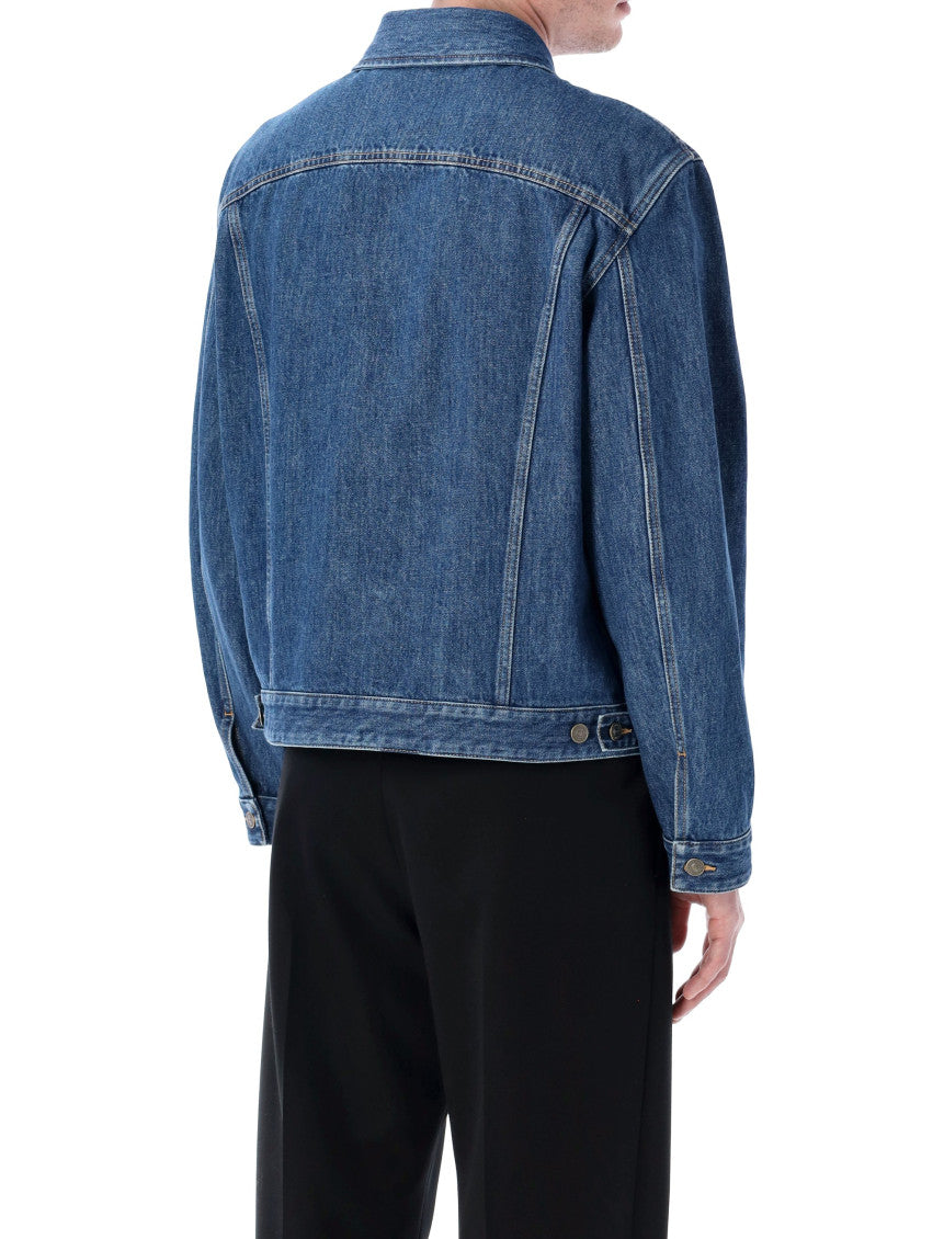 Blue Shirt Collar Jacket 2