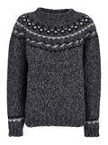 Grey Knitted Sweater 1