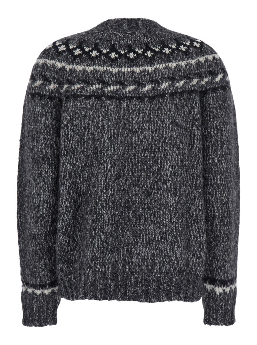 Grey Knitted Sweater 2