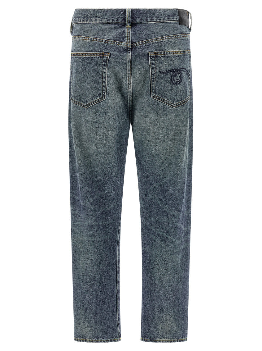 Blue 'Crossover' jeans 2