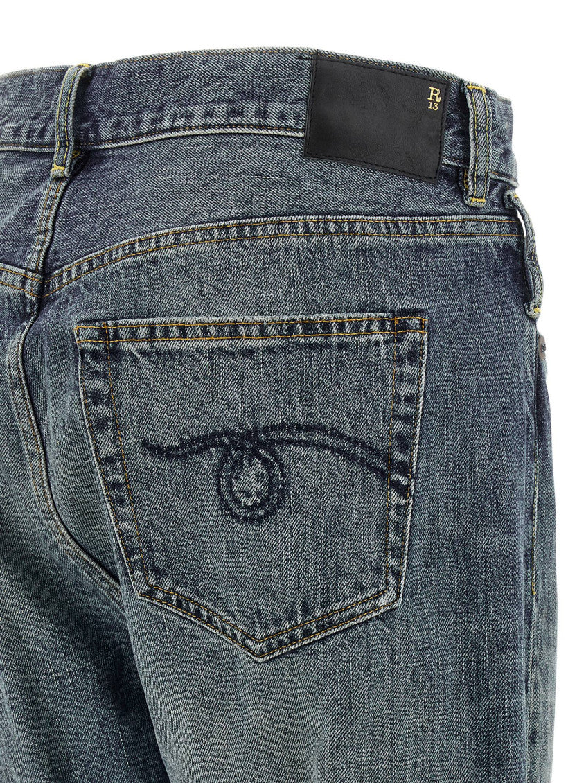 Blue 'Crossover' jeans 4