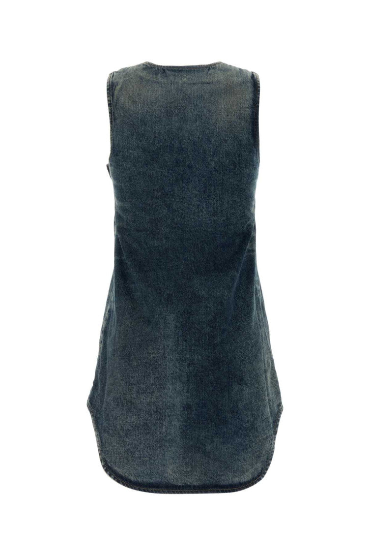 Light Blue De-laris Mini Dress 2