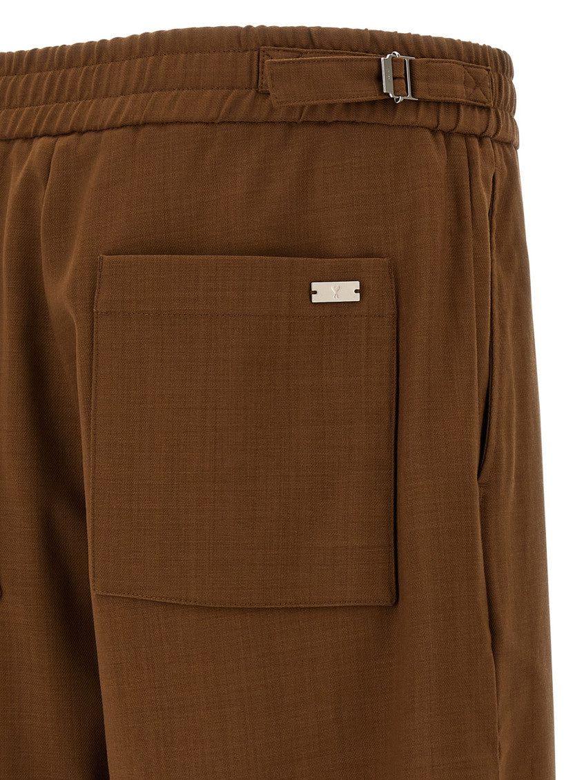 Brown Wool Pants 4