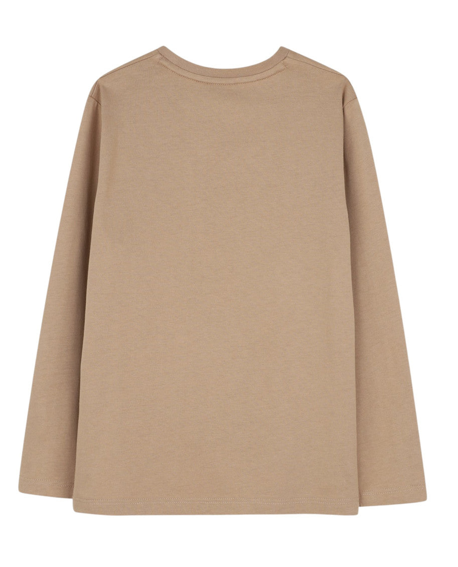 Boys Brown Logo T-Shirt 2