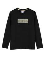 Boys Black Logo T-Shirt 1