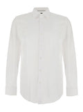 White Regular Solid Shirt 1