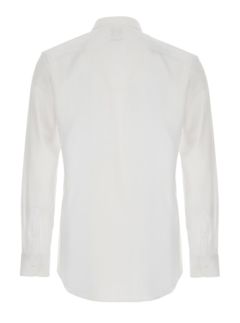 White Regular Solid Shirt 2