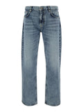 Blue Mid Rise Jeans 1