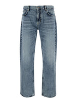 Blue Mid Rise Jeans 1