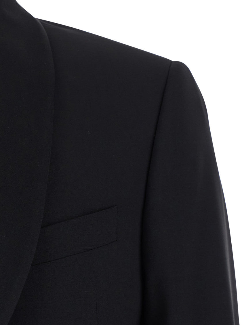 Black Shawl Lapel Tuxedo Suit 3