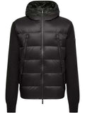 Black Quilted Hood Jacket 1